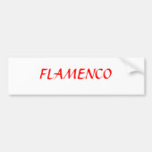 FLAMENCO BUMPERSTICKER (Voorkant)