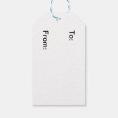 Flamenco-cadeautags Cadeaulabel (Achterkant)