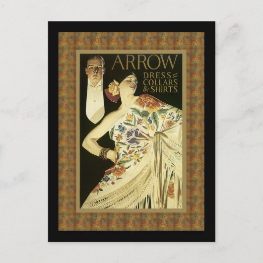 Flamenco Dance Girl Adverteren Briefkaart (Voorkant)