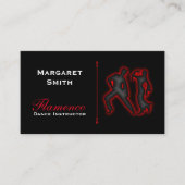 Flamenco Dance Instructor Visitekaartjes (Voorkant)