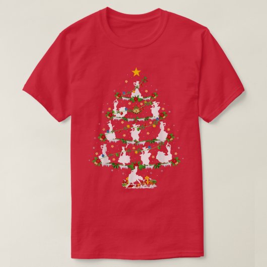 Flamenco Dance Lover Xmas Lighting T-shirt (Design voorkant)