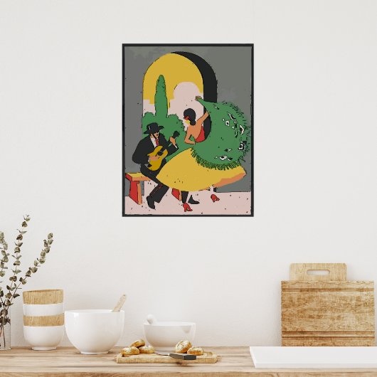 Flamenco Dance Poster (Keuken)