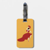 Flamenco Dancer Bagagelabel (Achterkant verticaal)