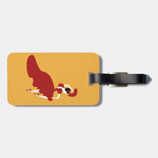 Flamenco Dancer Bagagelabel (Achterkant horizontaal)