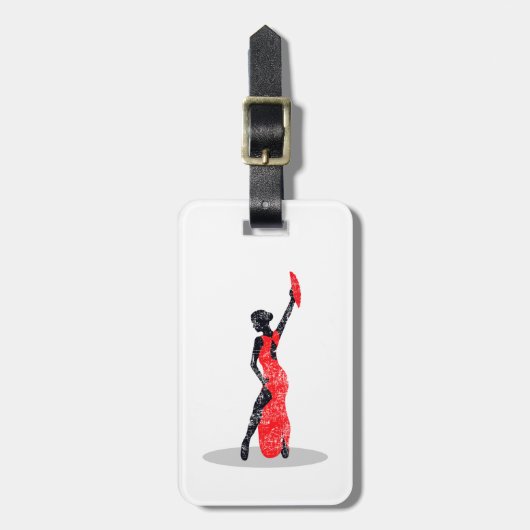 Flamenco Dancer Bagagelabel (Voorkant verticaal)
