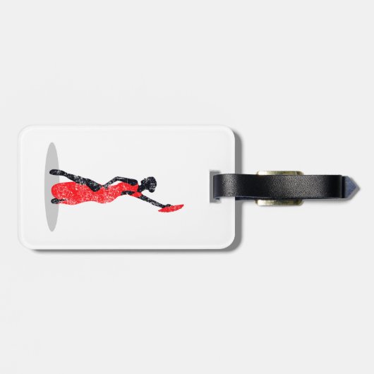 Flamenco Dancer Bagagelabel (Achterkant horizontaal)