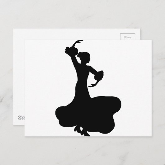 Flamenco Dancer Briefkaart (Voorkant / Achterkant)