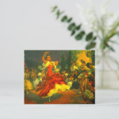 Flamenco Dancer Briefkaart (Staand voorkant)