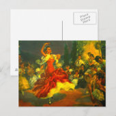 Flamenco Dancer Briefkaart (Voorkant / Achterkant)