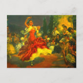 Flamenco Dancer Briefkaart (Voorkant)