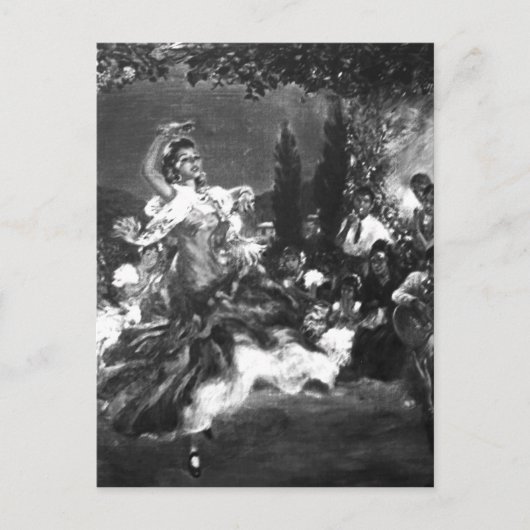 Flamenco Dancer Briefkaart (Voorkant)
