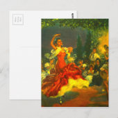 Flamenco Dancer Briefkaart (Voorkant / Achterkant)