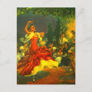 Flamenco Dancer Briefkaart