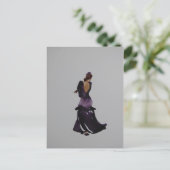 Flamenco Dancer Briefkaart (Staand voorkant)