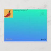 Flamenco Dancer Briefkaart (Achterkant)