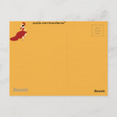 Flamenco Dancer Briefkaart (Achterkant)