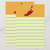 Flamenco Dancer Briefpapier (Voorkant / Achterkant)