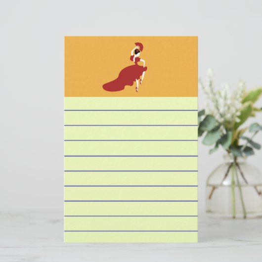 Flamenco Dancer Briefpapier (Staand voorkant)