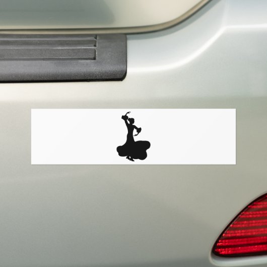 Flamenco Dancer Bumpersticker (Op auto)