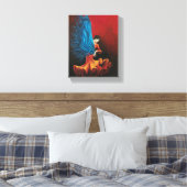Flamenco Dancer Canvas Afdruk (Insitu (Slaapkamer))