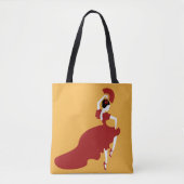 Flamenco Dancer Canvas tas (Voorkant)
