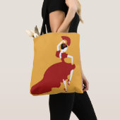 Flamenco Dancer Canvas tas (Dichtbij)