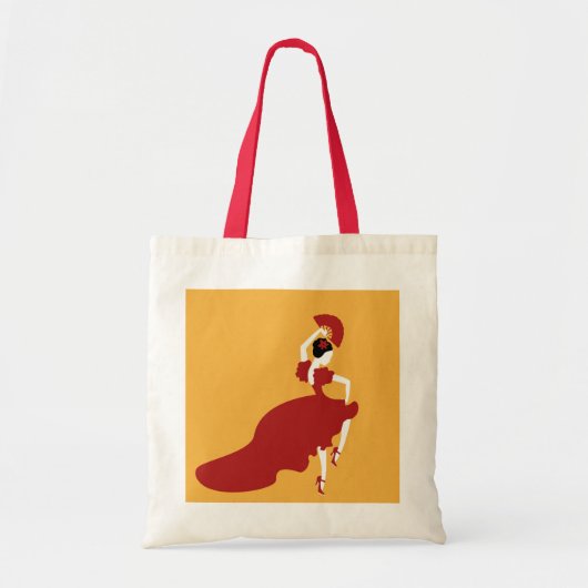 Flamenco Dancer Canvas tas (Voorkant)