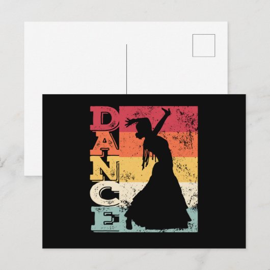 Flamenco Dancer Dance Flamenco Dress Briefkaart (Voorkant / Achterkant)