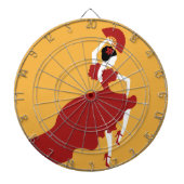 Flamenco Dancer Dartbord (Voorkant)