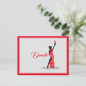 Flamenco Dancer Duende Briefkaart (Staand voorkant)