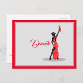 Flamenco Dancer Duende Briefkaart (Voorkant / Achterkant)