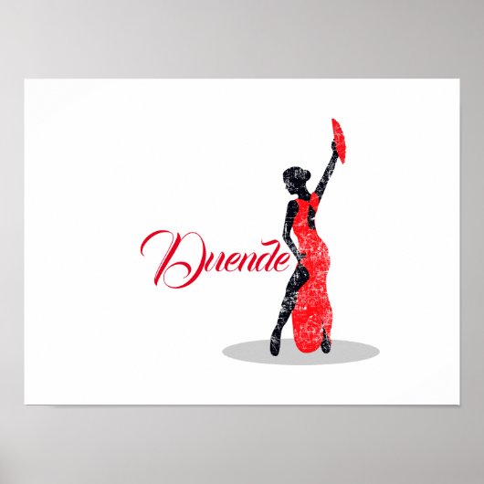 Flamenco Dancer Duende Poster (Voorkant)