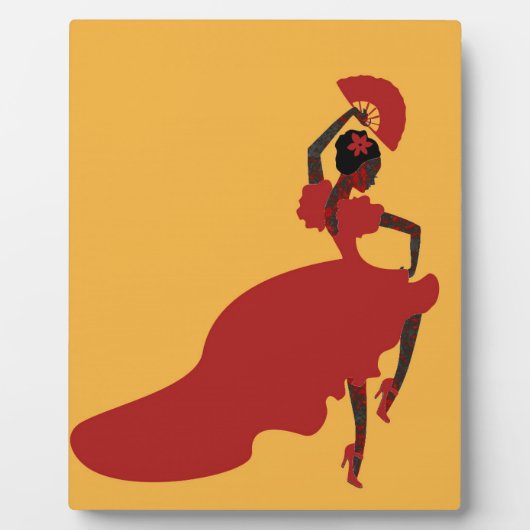 Flamenco Dancer Fotoplaat (Voorkant)