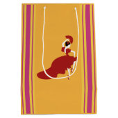 Flamenco Dancer Gift Bag Medium Cadeauzakje (Achterkant)