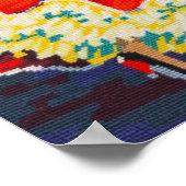 Flamenco Dancer in Colour Poster/Print Poster (Hoek)