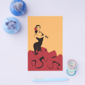 flamenco dancer in een spectaculair podium flyer (Enkel)