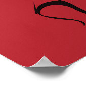 flamenco dancer in een spectaculair podium poster (Hoek)