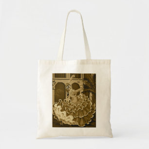 Flamenco Dancer in Sepia Bag Tote Bag