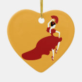 Flamenco Dancer Keramisch Ornament (Voorkant)