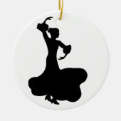 Flamenco Dancer Keramisch Ornament (Voorkant)