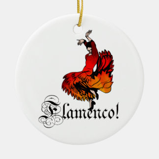 Flamenco Dancer Keramisch Ornament