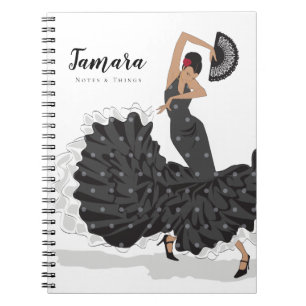 Flamenco Dancer-laptop Notitieboek