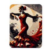 Flamenco Dancer Magneet (Verticaal)
