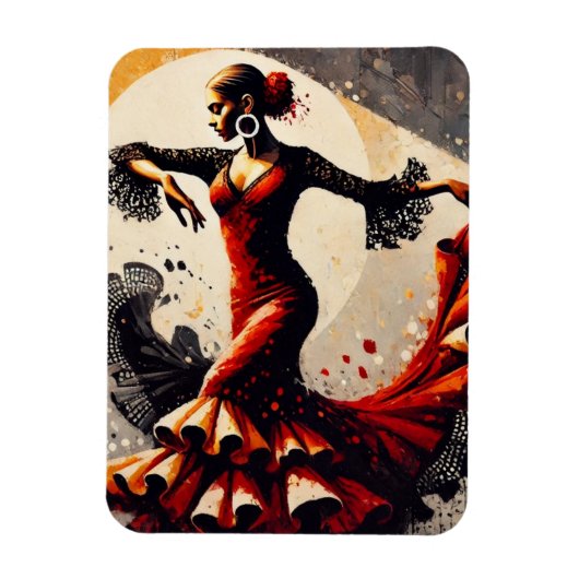 Flamenco Dancer Magneet (Verticaal)