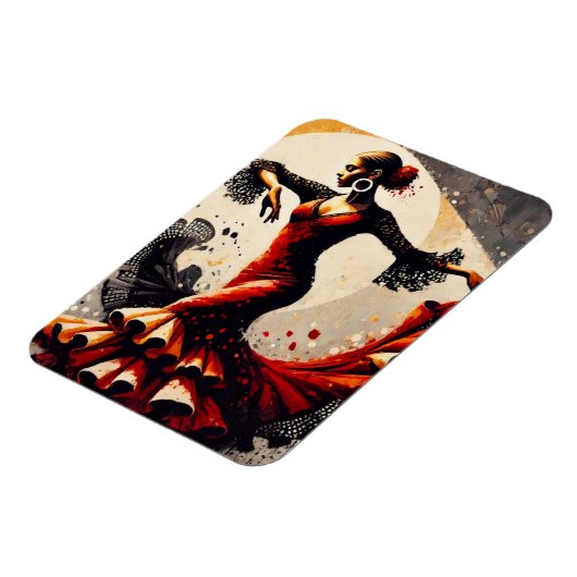 Flamenco Dancer Magneet (Linkerzijde)