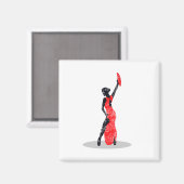 Flamenco Dancer Magneet (Voorkant / Achterkant)
