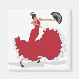 Flamenco Dancer Magnet