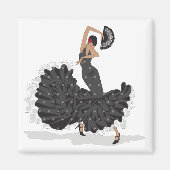 Flamenco Dancer Magnet (Voorkant)