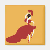 Flamenco Dancer Magnet (Voorkant)