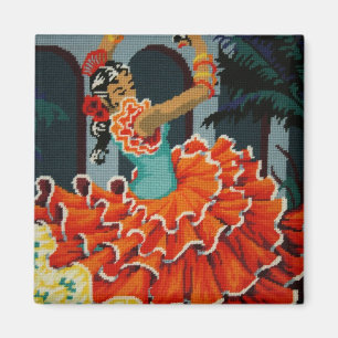 Flamenco Dancer Magnet